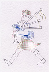 How to stitch a complex pattern
